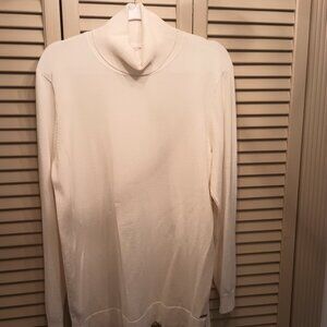 Calvin Klein Warm White Turtle Neck Sweater.